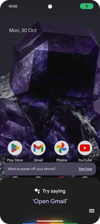Say, in your own words, what you would like your phone to do, e.g.: OPEN [application], CALL [contact], SEARCH FOR [information]. It's not necessary to use a specific command for each function.