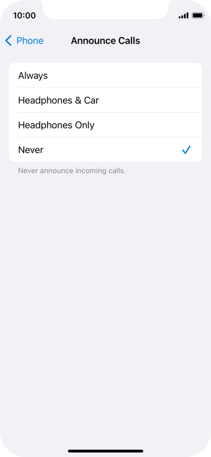 Press Always to turn on the function when silent mode is turned off.