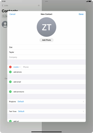 Press Phone and key in the required phone number.