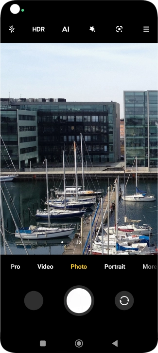 Press the flash icon.