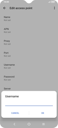 Key in wap and press OK.