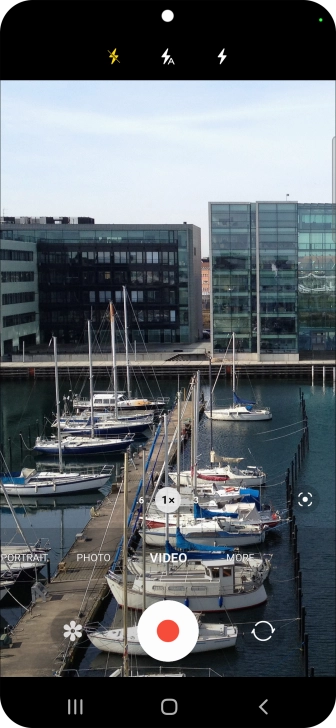 Press the required setting. Press the required setting.