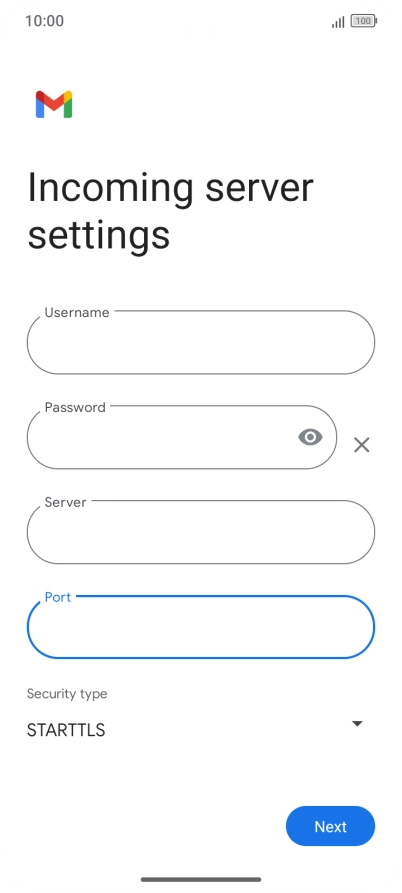 Press the drop down list below 