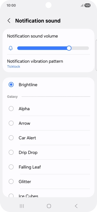 Press the required message tones to hear them.