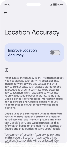 If you press the indicator next to 