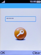Key in the new PIN again and press the Left selection key. Key in the new PIN again and press the Left selection key.