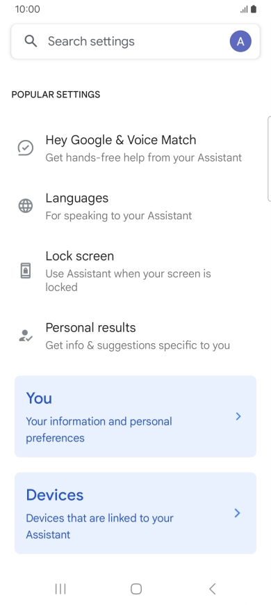 Press Hey Google & Voice Match.