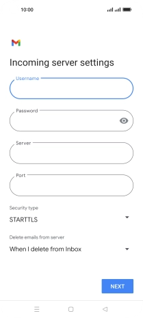 Press the field below 