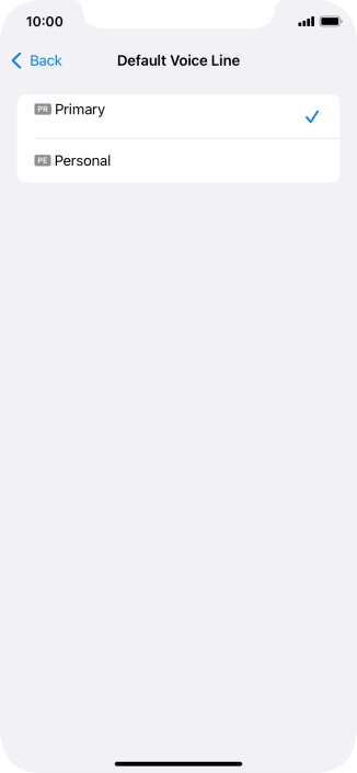 Press the required price plan.