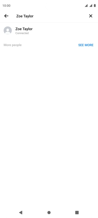 Key in the first letters of the recipient's name and press the required contact.