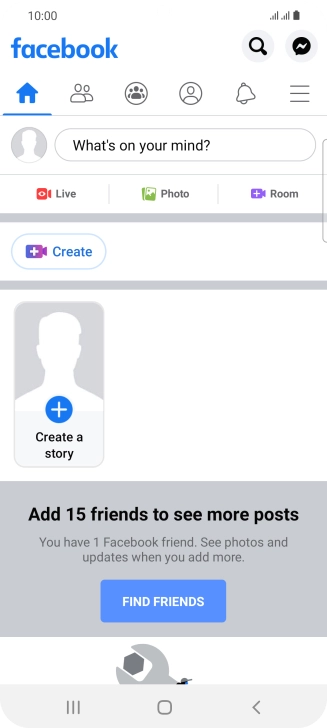 Press the text input field.