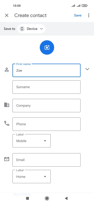 Press Surname and key in the required last name.
