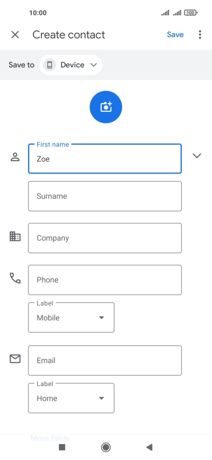 Press Surname and key in the required last name.