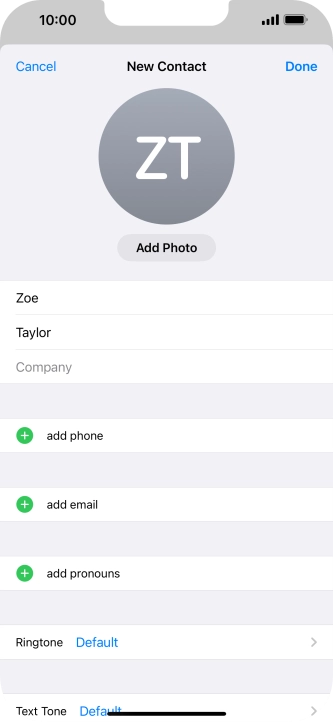 Press add phone. Press add phone.