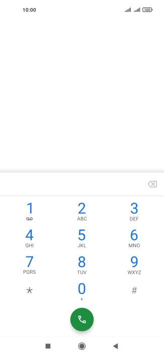 Press the Home key to return to the home screen. Press the Home key to return to the home screen.