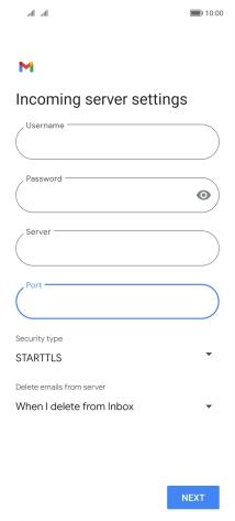 Press the drop down list below 