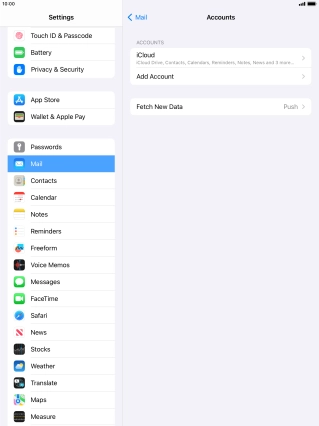 Press the Home key to return to the home screen.