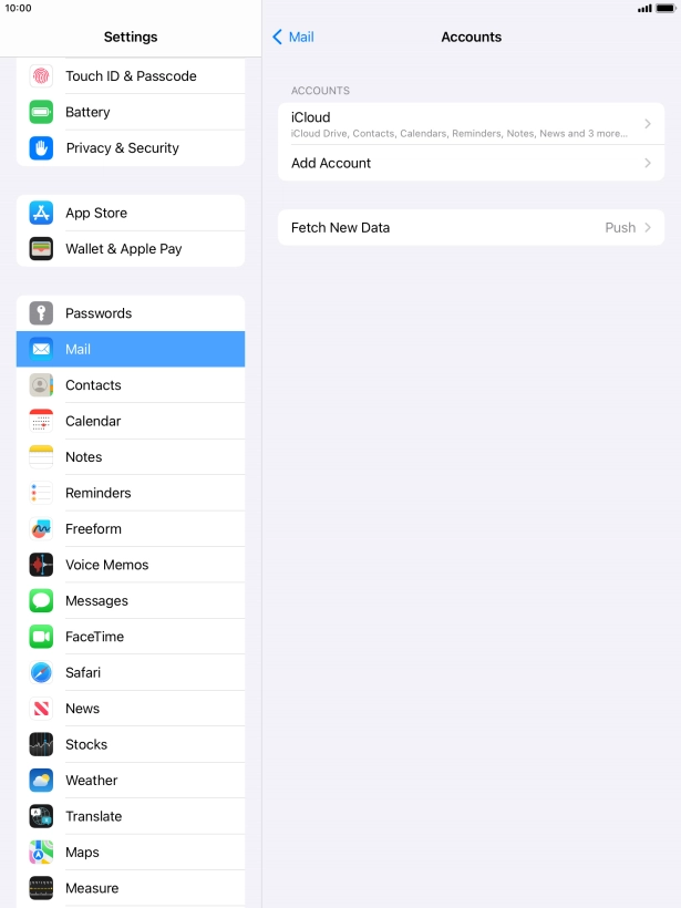 Press the Home key to return to the home screen.