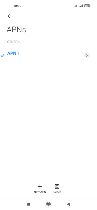 Press New APN.
