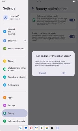 If you turn on the function, press OK.