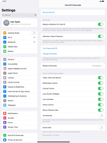 Press the indicator next to Press the indicator next to