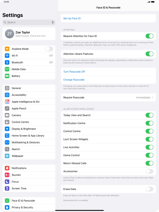 Press the indicator next to Press the indicator next to