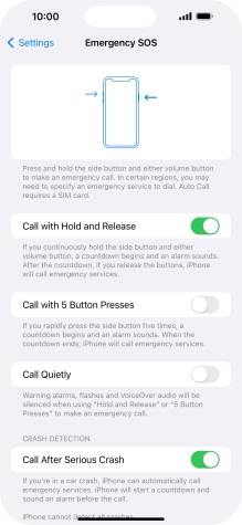 Press the indicator next to Press the indicator next to
