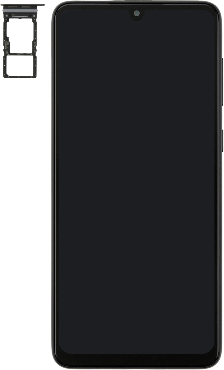 Turn the memory card so the angled corner of the memory card matches the angled corner of the memory card holder and place the card in the holder.