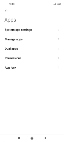 Press Manage apps.