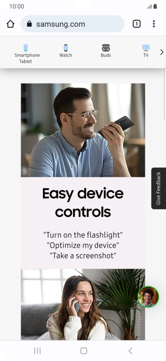 Press the Home key to return to the home screen.