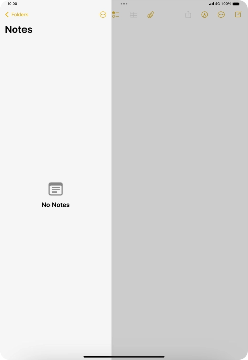 Slide your finger upwards starting from the bottom of the screen to return to the home screen.