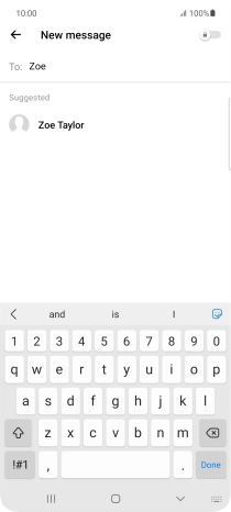 Press the required contact.