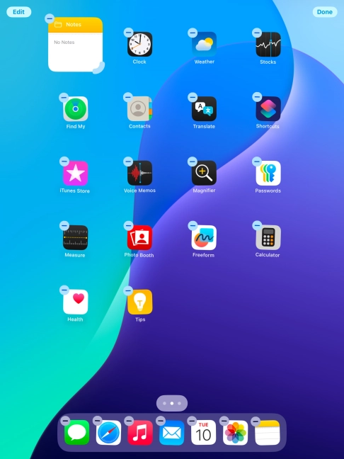 Press Done. Press Done.