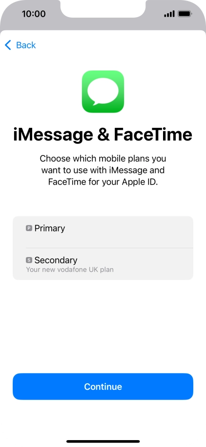 Press the required price plan.