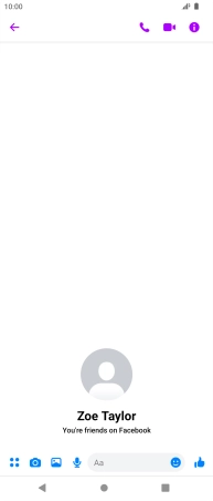 Press the text input field.