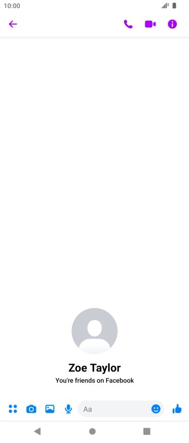 Press the text input field.