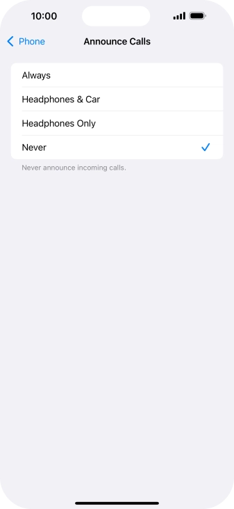 Press Always to turn on the function when silent mode is turned off.