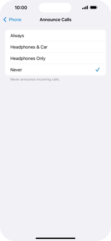Press Always to turn on the function when silent mode is turned off.