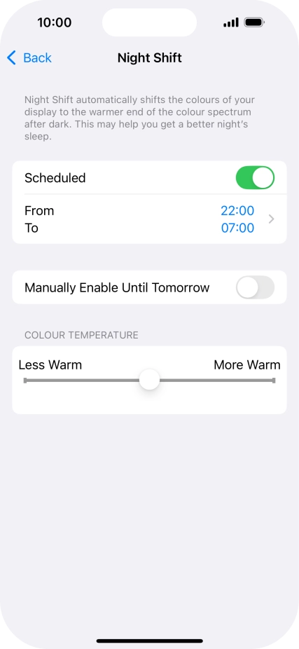Press the indicator next to Press the indicator next to