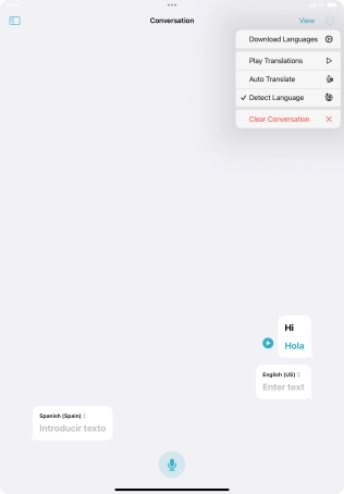 Press Clear Conversation.