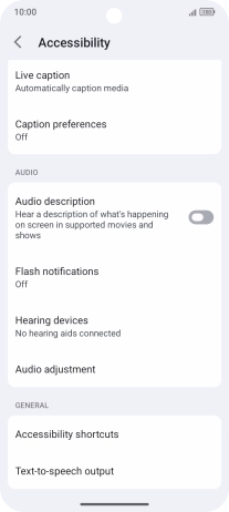 Press the required category below 