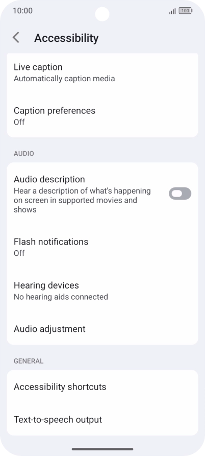 Press the required category below 