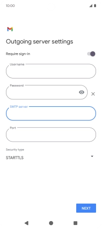 Press the field below 