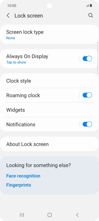 Press the Home key to return to the home screen.
