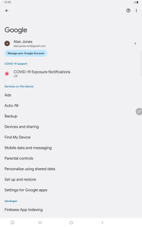 Press Find My Device.
