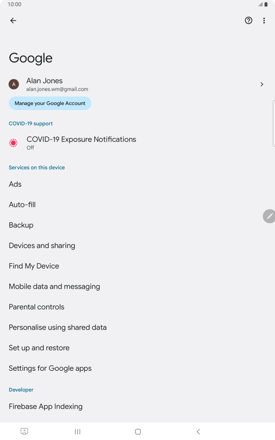 Press Find My Device.