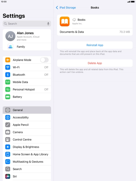 Press the Home key to return to the home screen.