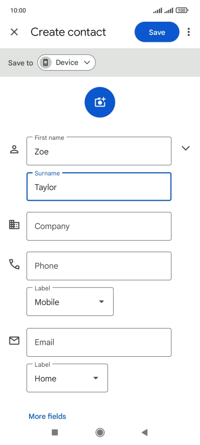 Press Phone and key in the required phone number.