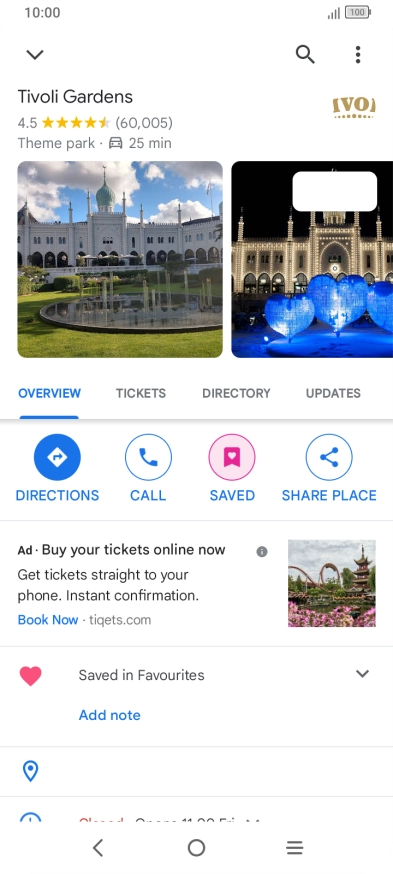 Press DIRECTIONS. Press DIRECTIONS.