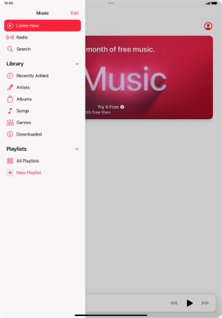 Press New Playlist. Press New Playlist.